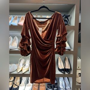 NWT - velvet dress - L